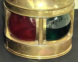 lot 135 image: Vintage Oil Boat Lantern