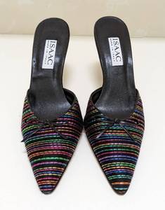 lot 216 image: Isaac Mizrahi Rainbow Mules
