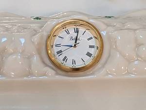 lot 46 image: Belleek Shamrock Desk Set