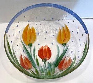 lot 303 image: Trio of Hand Painted Serving Bowls