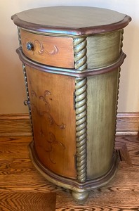lot 320 image: Accent Table with Drawer and Lower Cabinet with Shelf