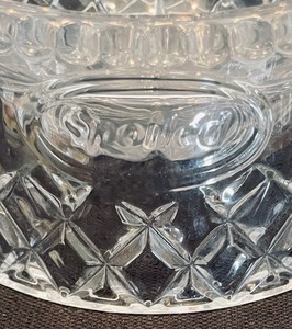 lot 336 image: Pair of Godinger Crystal Spoiled Pet Bowls