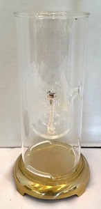 lot 365 image: Trio of Brass Based Wax and Oil Candle Holders