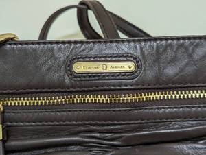 lot 207 image: Etienne Aigner Brown Leather Crossbody Bag