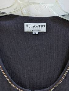 lot 223 image: St. John by Marie Gray Scoop Neck Evening Sweater