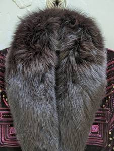 lot 231 image: Colorful Peter Nygard Embroidered Jacket with Removable Fur Collar