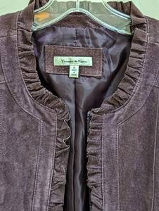 lot 232 image: Yvonne and Marie Purple Suede Jacket
