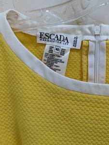 lot 233 image: Escada Silk Blend Quilted Shell Top