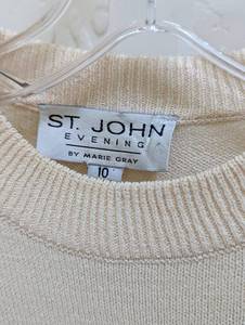 lot 236 image: Vintage St. John by Marie Gray Embellished Knit Sweater