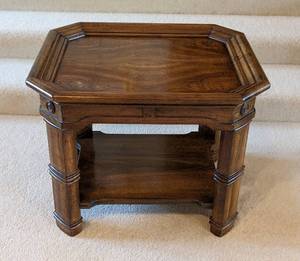 lot 143 image: Vintage Wood Side Table