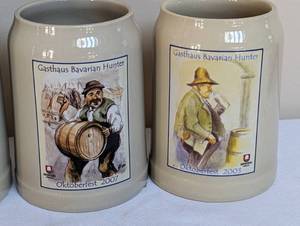lot 144A image: Spaten Munchen Ceramic Oktoberfest Beer Steins