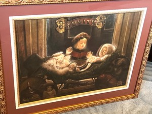 lot 409 image: Framed Robert Olson Lithograph