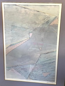 lot 403A image: Framed Mixed Media Original Art Piece by Patricia Beatty. Entitled, Angels Hair