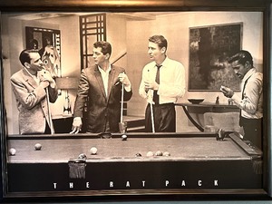 lot 416 image: Framed Enlargement of the Rat Pack