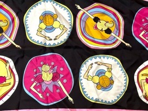 lot 443 image: Italian Silk Scarf by Frey