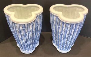 lot 452 image: Pair of Maitland-Smith Planter Vases