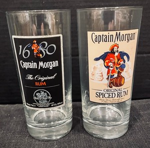 lot 456 image: Set of 4 Captain Morgan Drinking Glasses