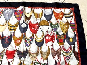 lot 444 image: Salvadore Ferragamo Silk Scarf