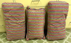 lot 469 image: Collection of Five Decorative Throw Pillows