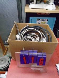 Box of misc water lines. As shown.