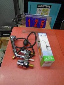 Glacier Bay kitchen faucet with pull out sprayer & Brita water faucet. As shown.