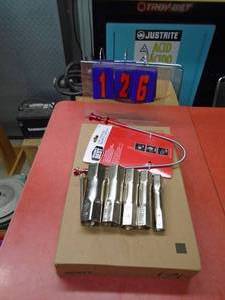Plumbing wrenches & lighted grabber tool. As shown.