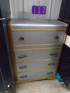 Wood 4 chest of drawers. As shown.