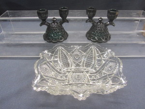 Candle Stands & Bowl