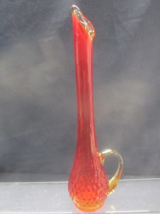 Amberina Swung Vase
