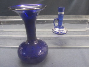 Cobalt Vase & Ewer