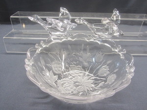 Floral Bowl, Birds in Flight Holders