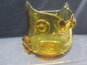 Amber Glass Owl