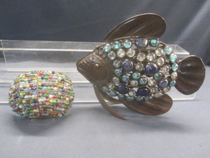Beaded Fish, Candle Shade