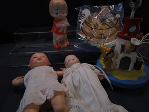 Lighthouse Lamp & Dolls