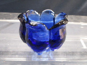 Cobalt Petal Vessel