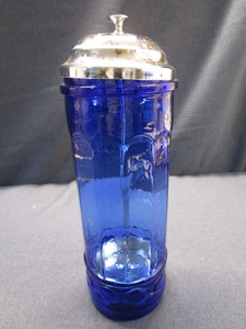 Cobalt Straw Holder  Dispenser
