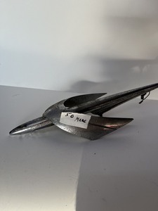 lot 53 image: 1949-1951 Mercury Radiator Hood Grill Ornament Emblem Mascot 8M-16850 Plane Jet