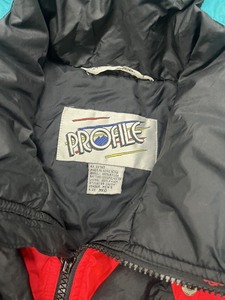 lot 10 image: Vintage Clean Profile Ski Jacket Coat Mens Size Medium Black Teal Red 80s 90s