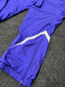 lot 26 image: VTG LL Bean Purple Wind Pants Stowaway Elastic Waist Zip Ankles Size Mens XL