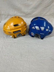 lot 95 image: Lot of two hockey helmets