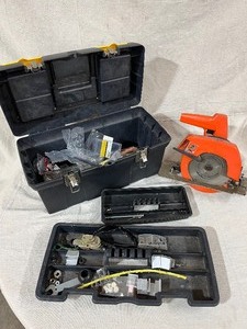 lot 101 image: Misc. Fasteners and Saw