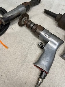lot 79 image: Lot of 3 Ingersoll Rand Air Tools 12 Impact, 38 Drill, 38 Ratchet Tested