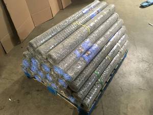 PEAK  50 ft. L x 48 in. H Galvanized Steel Hexagonal Wire Netting with 1 in. x 1 in. Mesh Size Garden Fence, Customer returns, Review all pictures