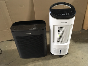 Honeywell Air Purifier, and evaporator cooler, Customer returns, Review all pictures