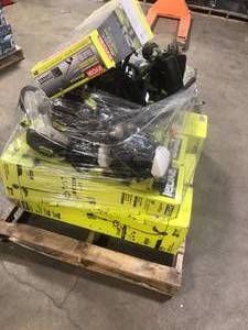 Mix lot of Ryobi Trimmers, Various models and conditions, review all pictures
