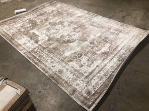 Sofia Collection Polyester Rug, customer return, review all pictures