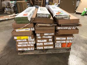 lot 19 image: Mix lot of Wood Stair Vinyl Customer returns Review all pictures Cap-A-Thread