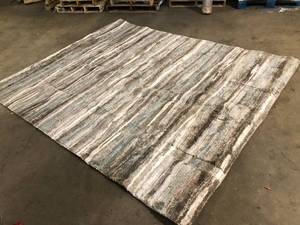 lot 29 image: Home Decorators Collection  Shoreline Multi 8 ft. x 10 ft. Striped Area Rug