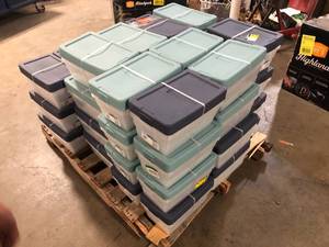 lot 37 image: Lot of Storage Bins Review all pictures Customer returns