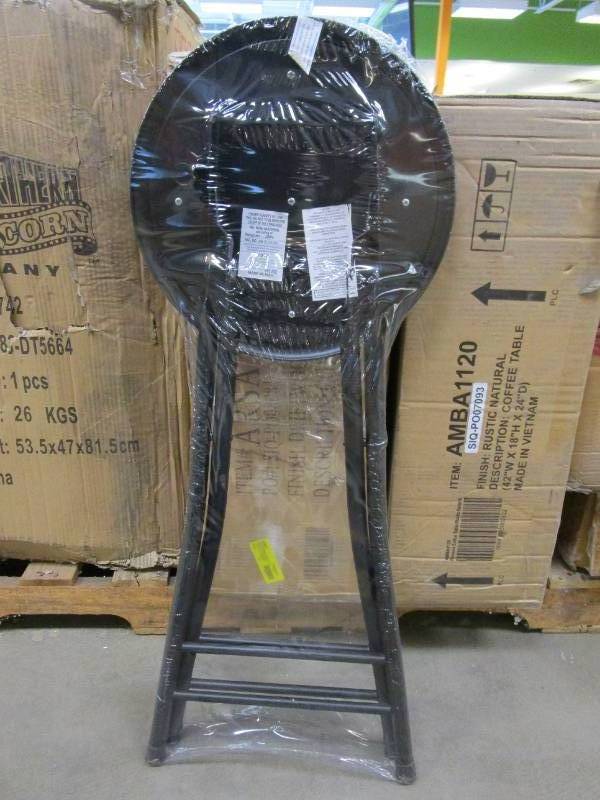 lot 425 image: Black Foldable Stool
